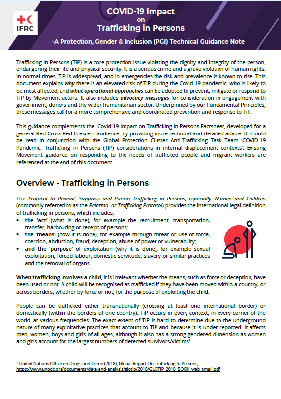 Covid technical guidance