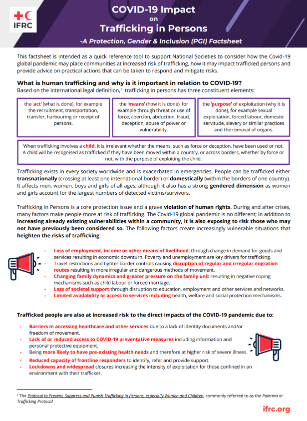 Covid guidance